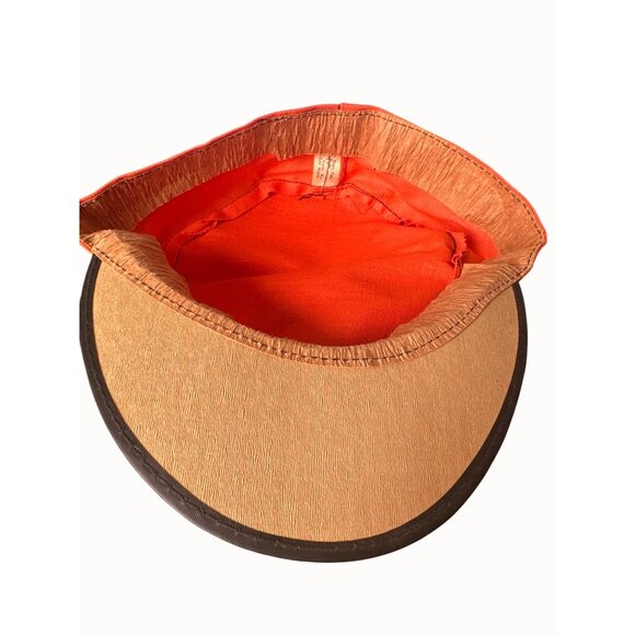 Vintage Surge Tonganoxie Orange & Black painters Cap Size M - Picture 6 of 8